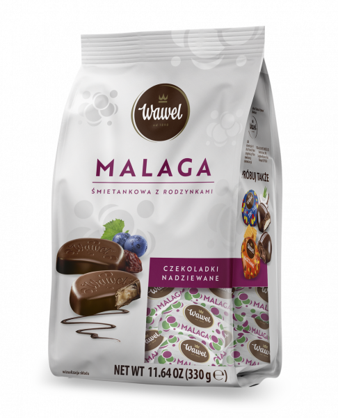 Wawel - "Malaga" Pralines with raisins 330g