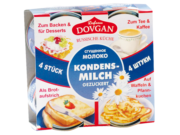 gezuckerte Kondensmilch 4x90g