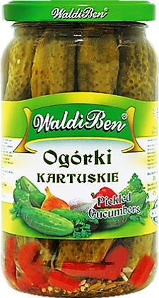 Eingelegte Gurken polnischer Rezeptur / Ogorki Kartuskie