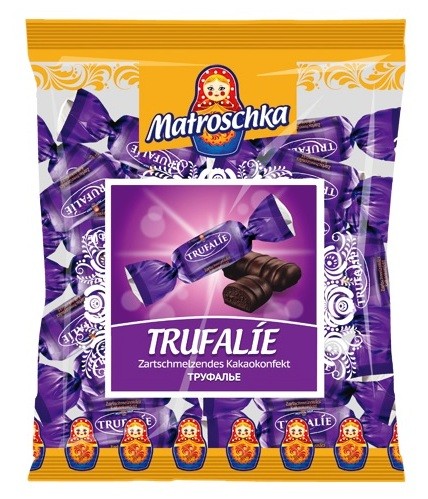 Zartschmelzendes Kakaokonfekt Trufalie 250 g x 8 Stk/Krt