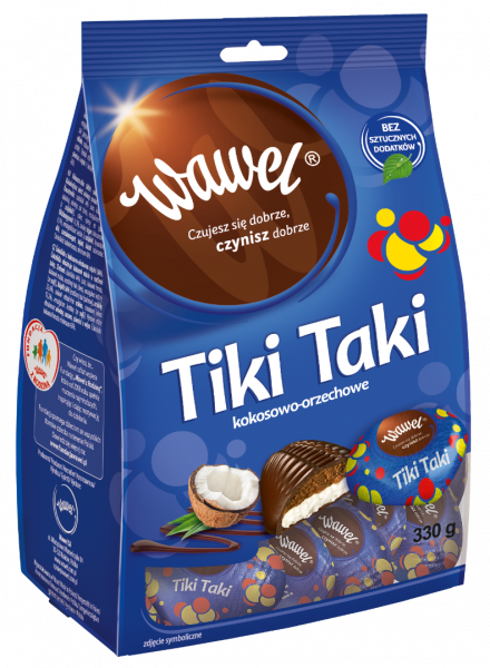 Wawel - "Tiki Taki" Praline with cocunut filling 330g