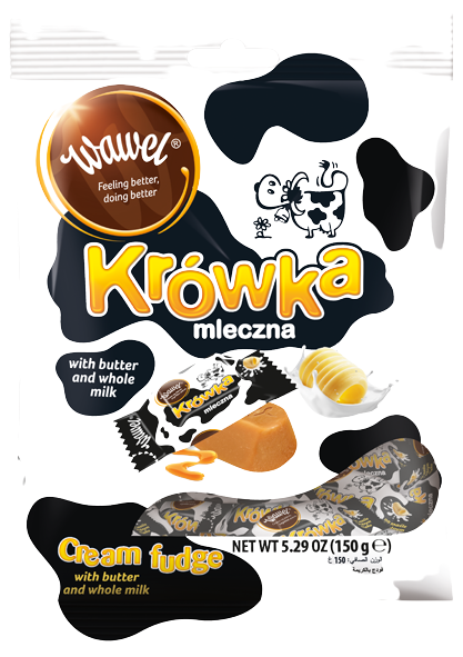 Wawel - "Krowka mleczna" Milchkaramellen 150g