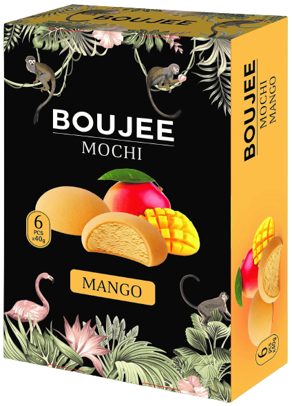 BOUJEE Eiscreme Mochi Mango 6x40g