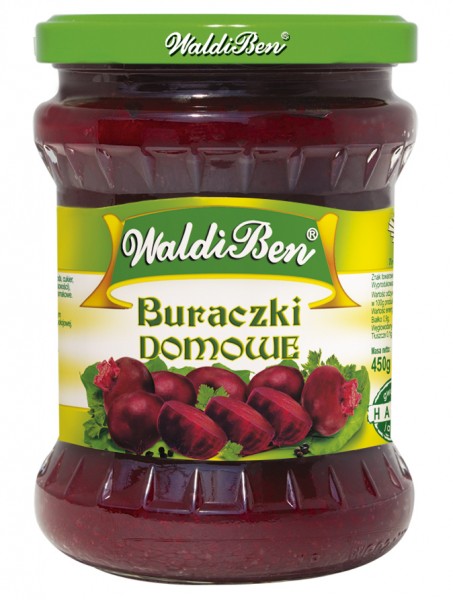 WaldiBen - Rote Bete nach polnischer Art "Buraczki domowe" 450g